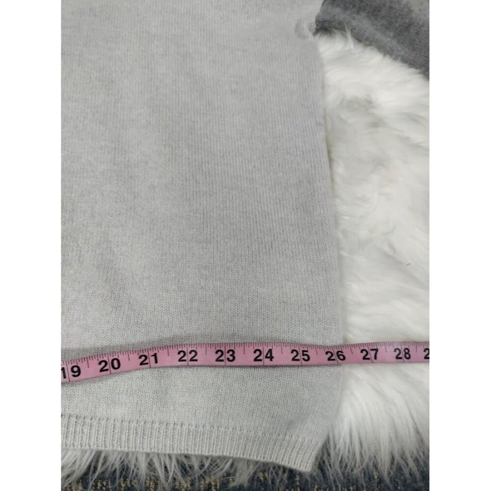 NWT BIANCALANCIA Color Block Oversized Cashmere blend Round Neck Sweater 46/10 - Picture 8 of 13